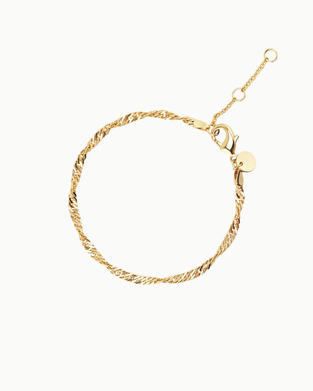 Klassisches Reina Minimalistisches Goldkettenarmband | Shop Nory