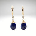 Lapis Lazuli Geburtsstein/Zodiac Huggie Ohrringe | Shop Nory