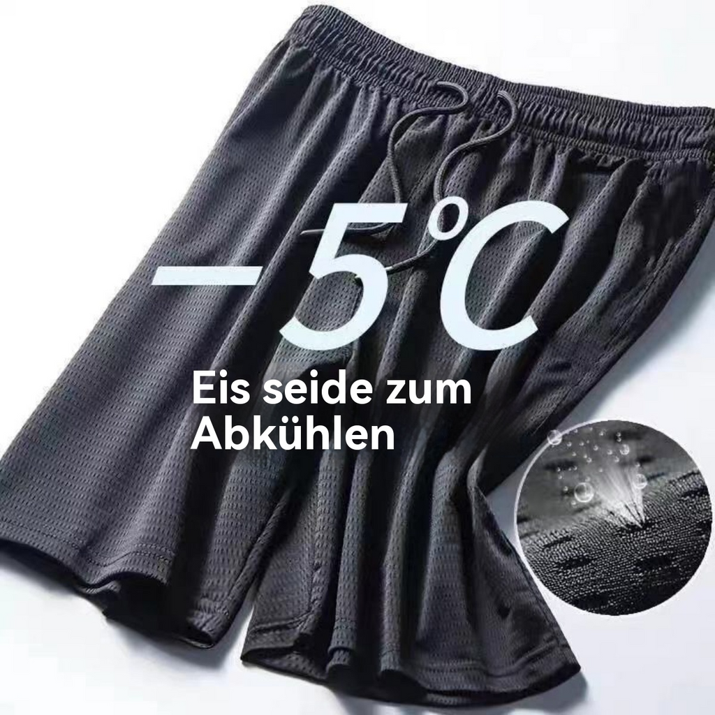 Shopnory | Sommer Herren Eis Seide lose Shorts