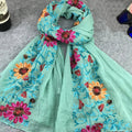 Floral Bestickter Schal