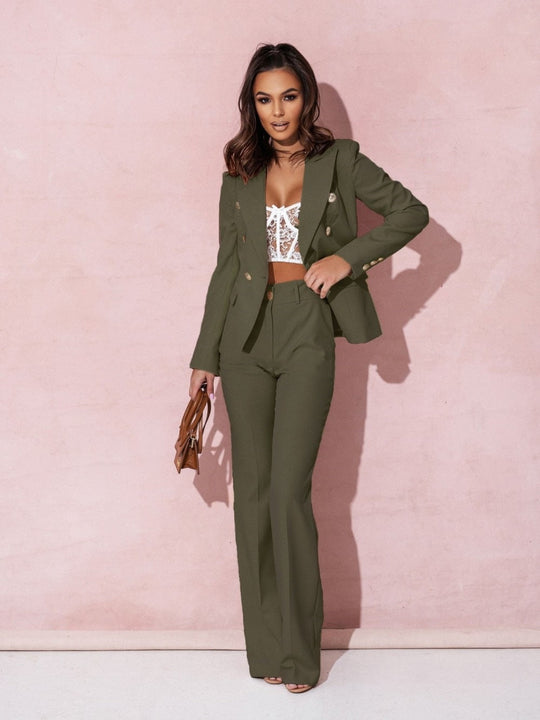 Elegante Blazer und Hosen Set