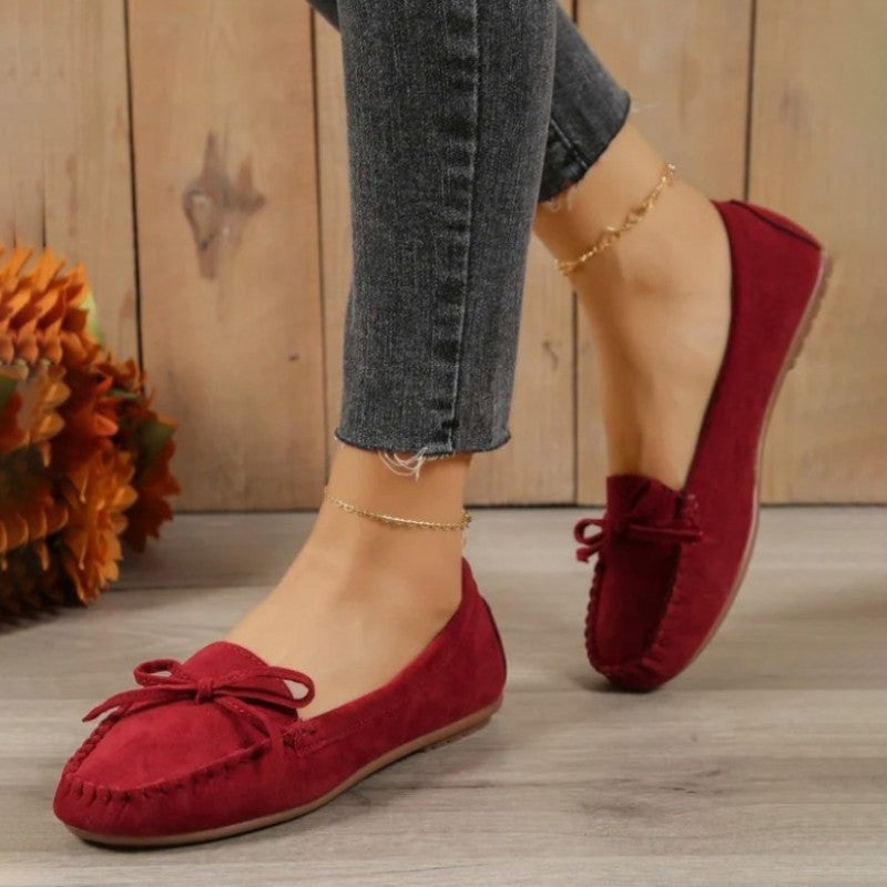 Lässige Slipper Flats