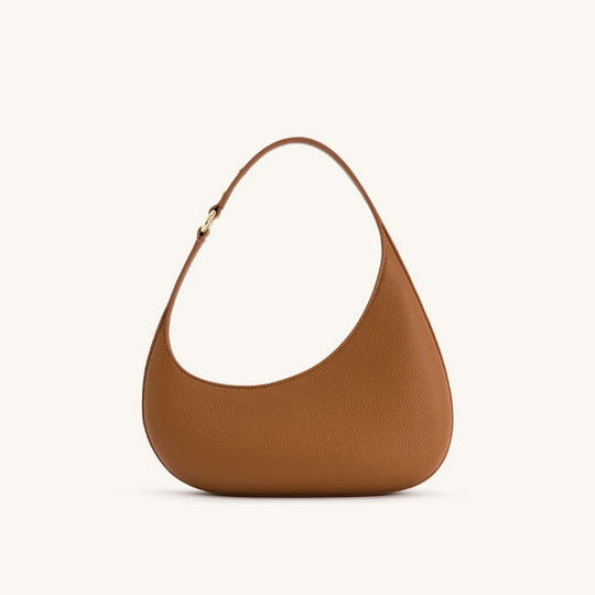 Klassische Lederhandtasche Mit Schulterriemen