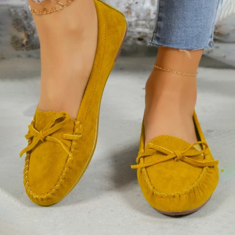 Lässige Slipper Flats