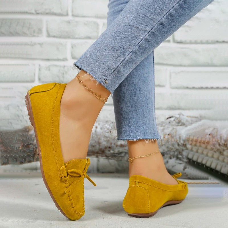 Lässige Slipper Flats