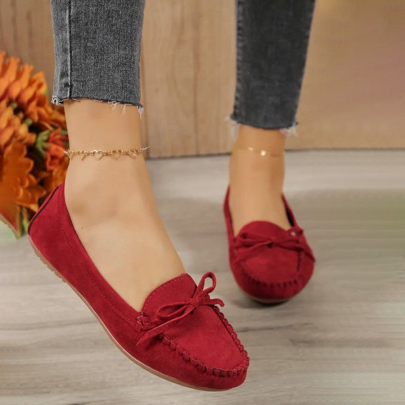 Lässige Slipper Flats