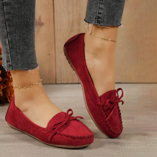 Lässige Slipper Flats