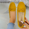 Lässige Slipper Flats