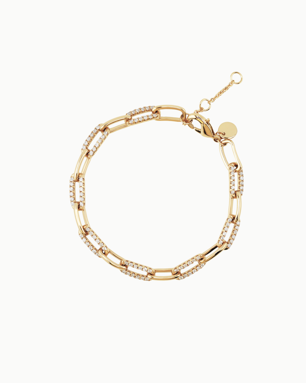 Luxe Kyla Kristall Goldkette Armband | Shop Nory