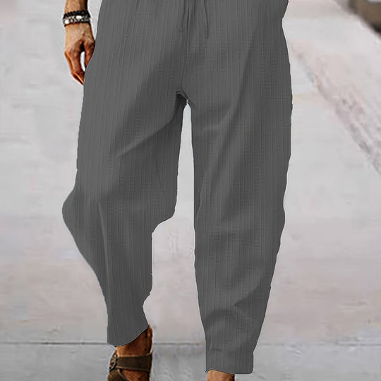 Gestreifte Herren Lässig Sommerhose