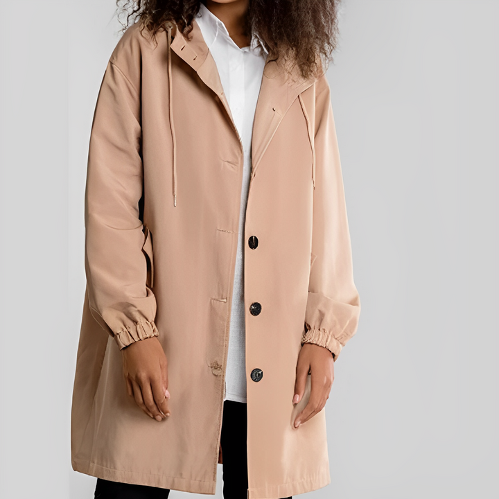 Lässig mit Kapuze und Kordel für Frauen Ideal für Herbst Winter