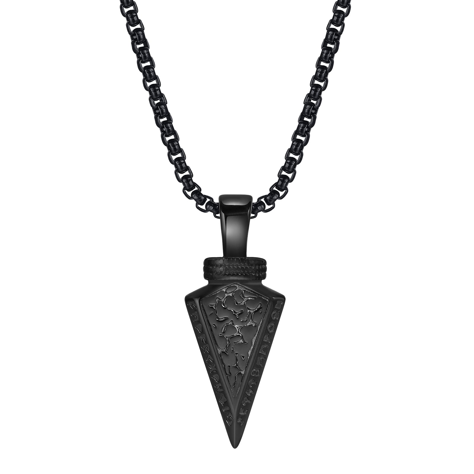 Herren Halskette "Dwayne" in schwarz - Edelstahl | Shop Nory