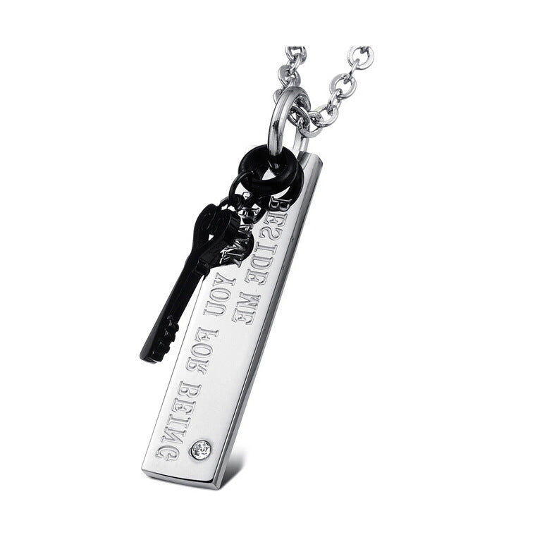 Damen Halskette mit personalisierbarem Schlüsselanhänger Shop Nory
