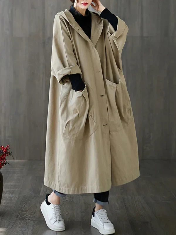 ShopNory | Langer Wasserdichter Trenchcoat Mantel