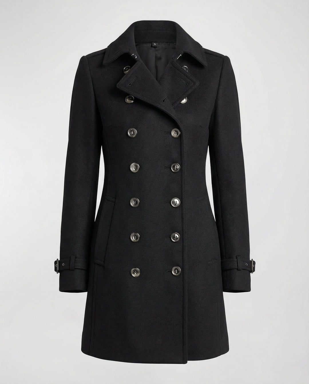 Eleganter Warmer Wollmantel Damen