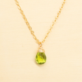 Peridot Tierkreis-/Geburtsstein-Halskette | Shop Nory
