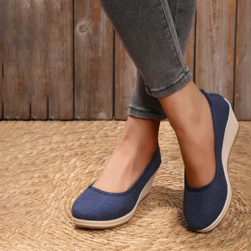 Lässige Keilschuhe