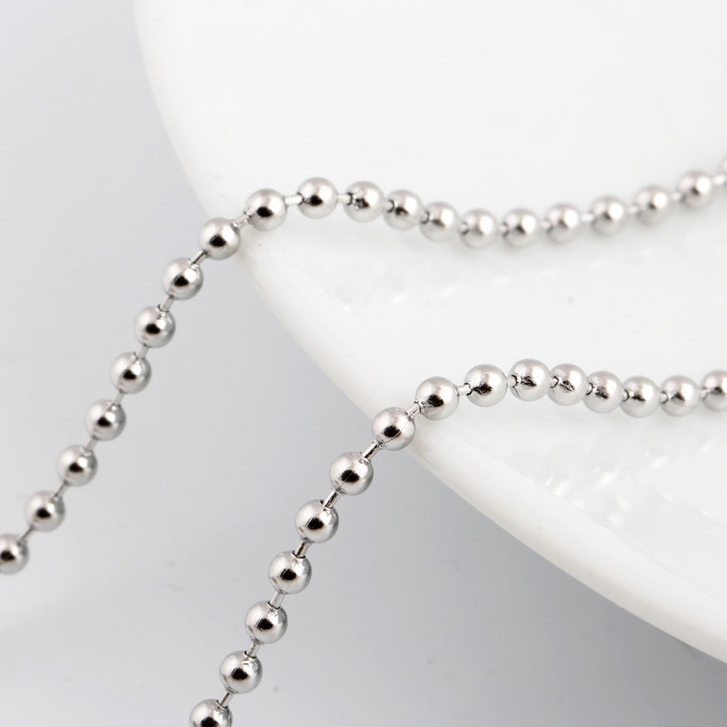 Damen Anhänger mit buntem Streifen-Design und eleganter Kugelkette Shop Nory