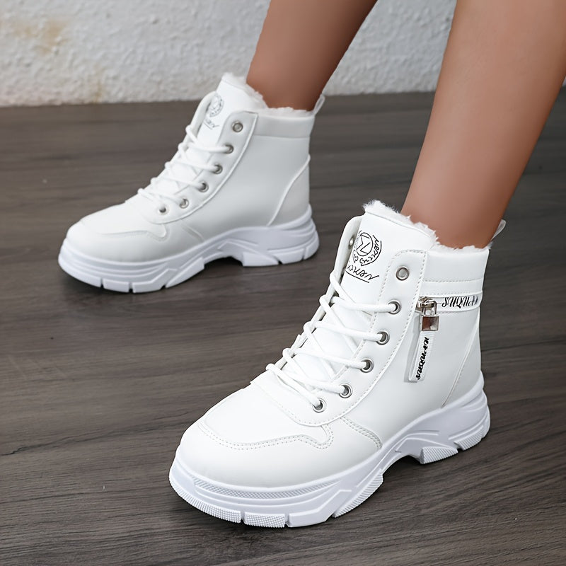 Festliche Winter Freizeit Sneakers für Damen - Ideal für den Winter