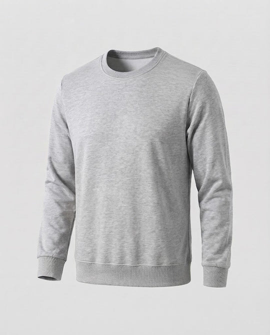 Herren Rundhals‑Sweatshirt aus Baumwollmix in Oversize‑Passform mit gerippten Bündchen Shop Nory
