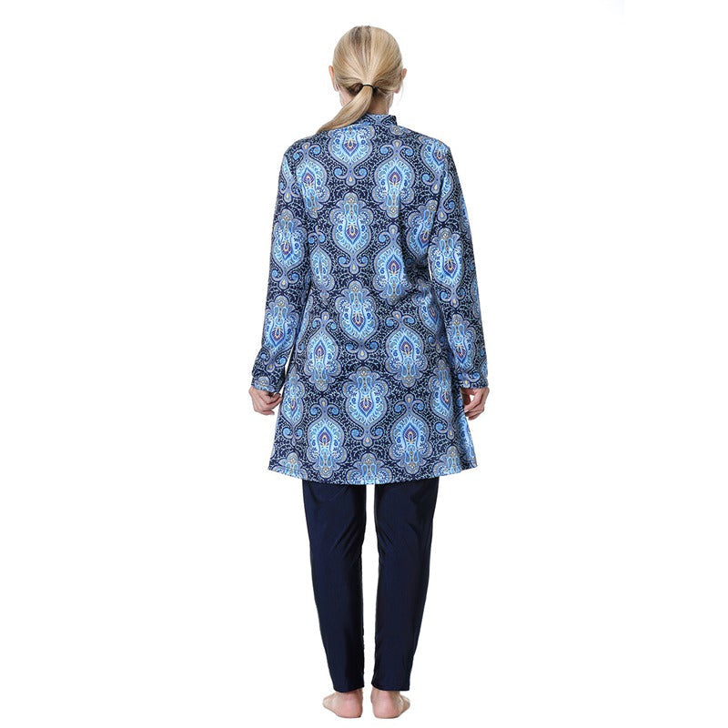 3Xl 8Xl Gedruckte Halal Arabische Frauen BadShopnoryekleidung Badeanzug Burkinis