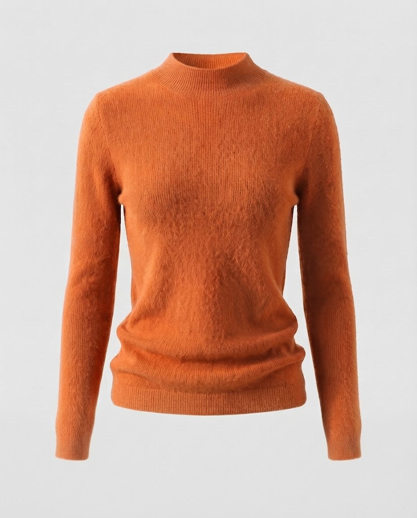 Damen Feiner Kurzrollkragenpullover in Angora‑Optik mit extrafeinem Flauschfinish Shop Nory