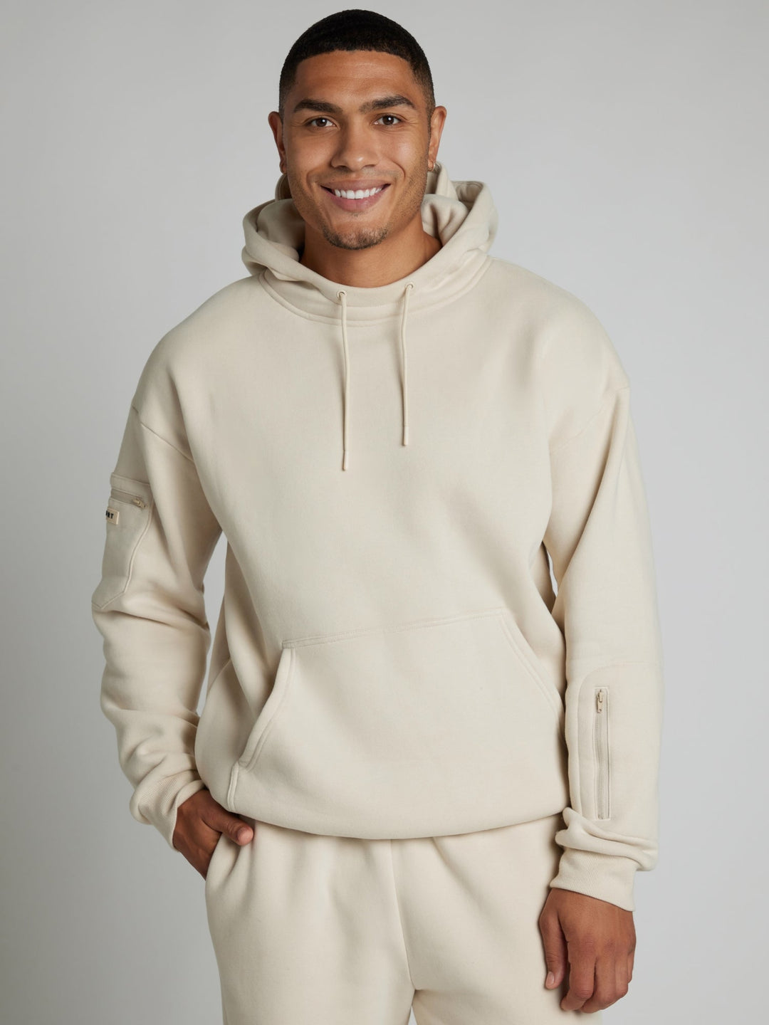 Bequemer Reise-Hoodie mit Flugmodus-Grafik