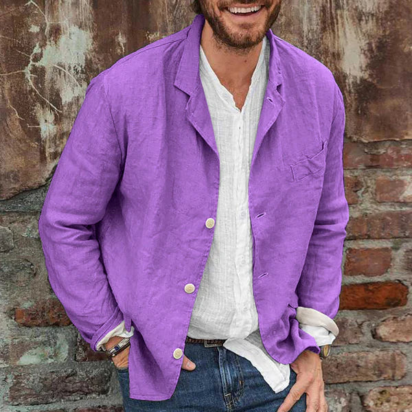 Leichte Baumwoll-blazer für Herren: Komfort und Stil