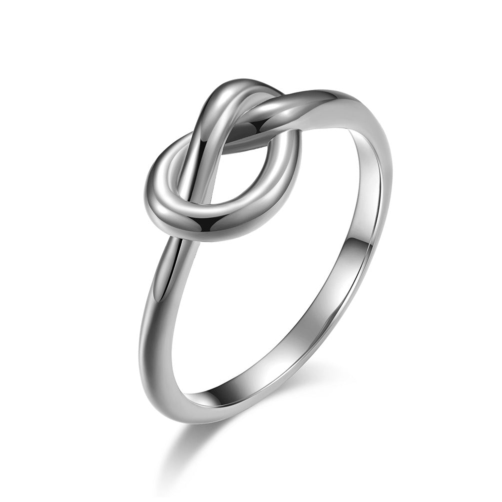 Minimalistisch aber eleganter geknoteter Herzschwanzring *perfektes Geschenk* / *4 Farben* | Shop Nory