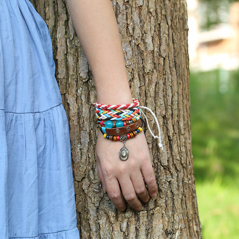 Vintage Gewebtes Armband-Set | Shop Nory