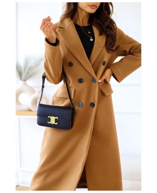 Lange Elegante Taillierte Trenchcoat Für Damen | Perfekt Für Herbst Und Winter