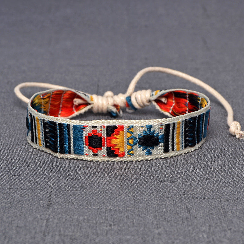 Böhmisches Ethnisches Geflochtenes Armband | Shop Nory