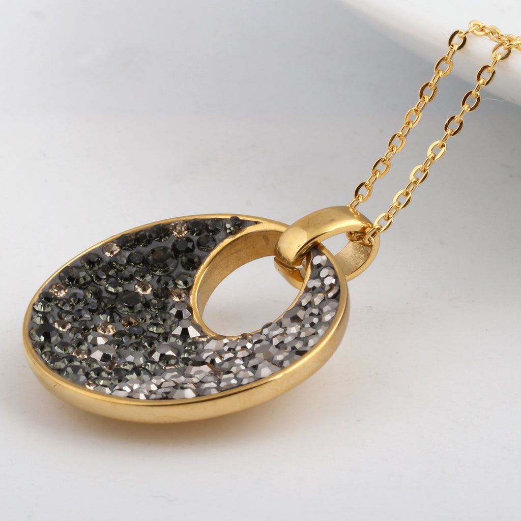 Damen Anhänger mit funkelndem Kristallbesatz Shop Nory