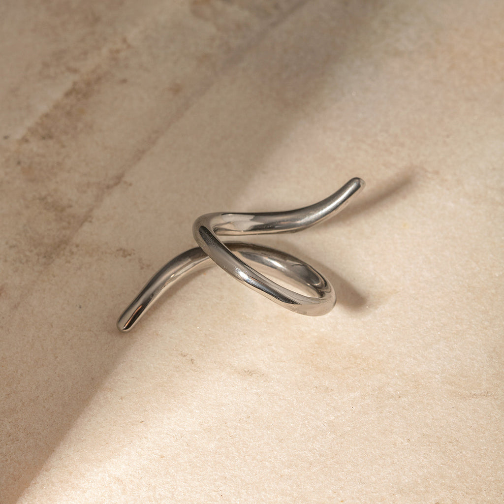 Ring "Finesse" in Edelstahl - 18k vergoldet | Shop Nory