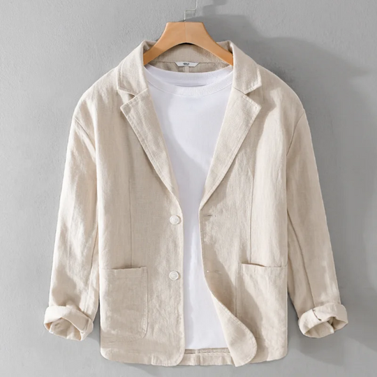 Wesentliche Leinenjacke