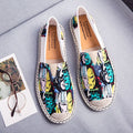 Atmungsaktive Canvas Espadrilles mit Grafischem Druck