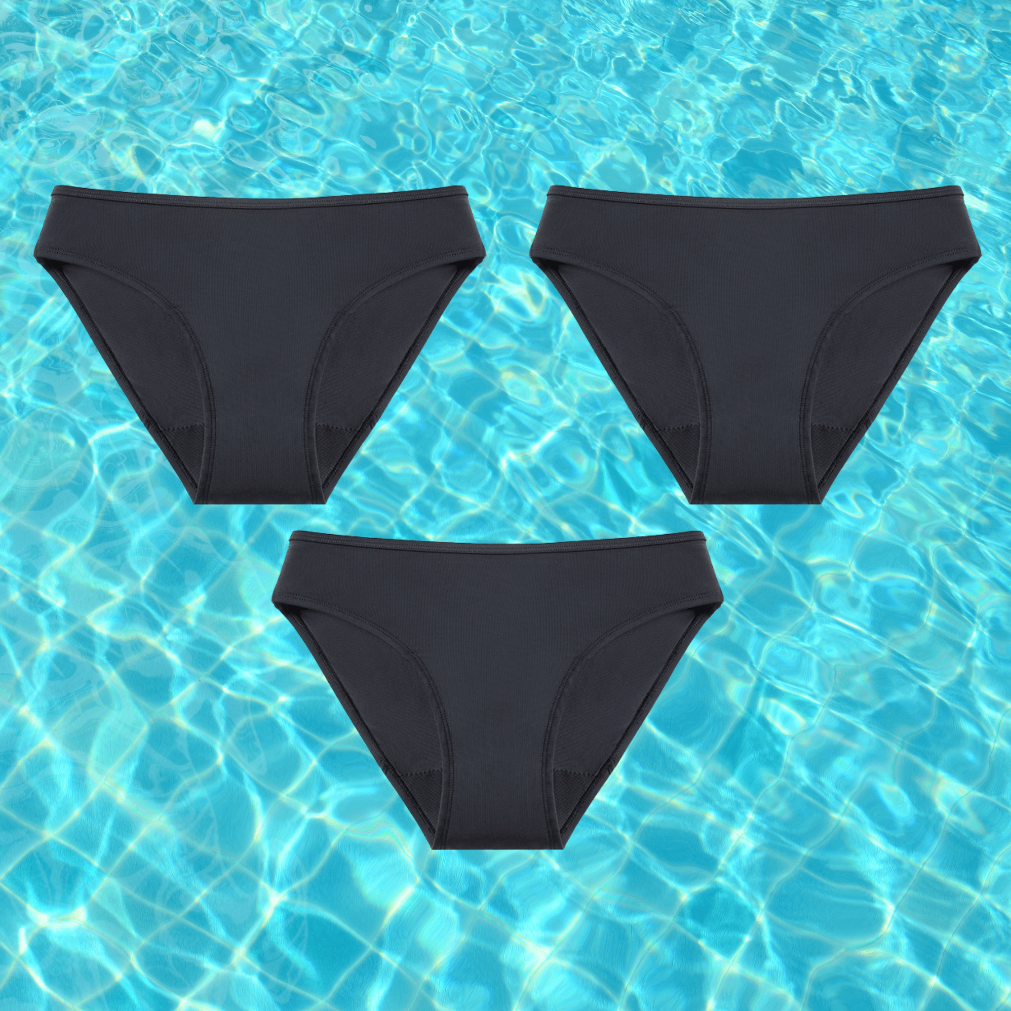 Damen Menstruation Bikinislip Damenunterwäsche Schwimmbekleidung