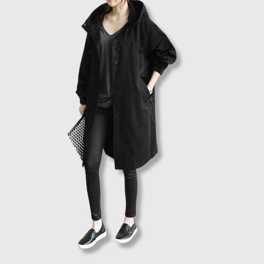 Shopnory | Klassischer Trenchcoat mit Moderner Eleganz