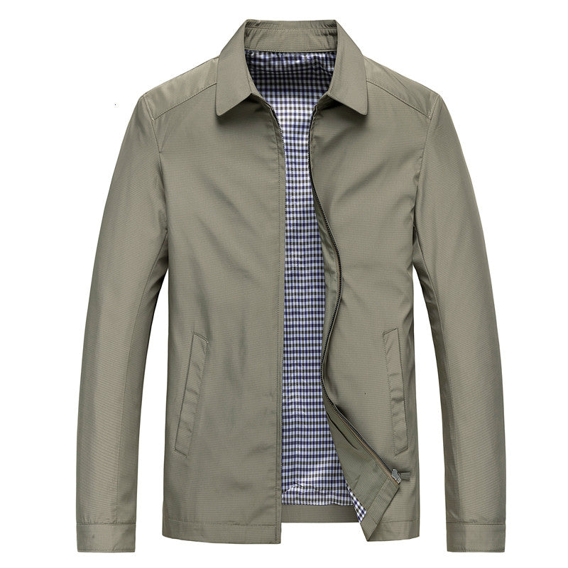 Casual, Lockere, Winddichte Jacke für Männer