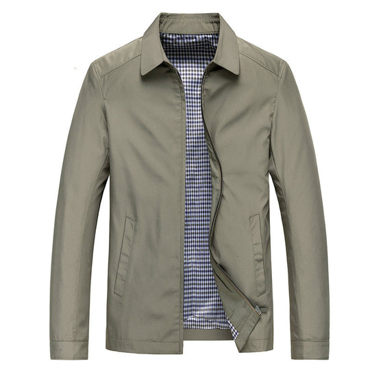 Casual, Lockere, Winddichte Jacke für Männer