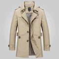Trenchcoat mit Stehkragen für Damen - Knopfdetails