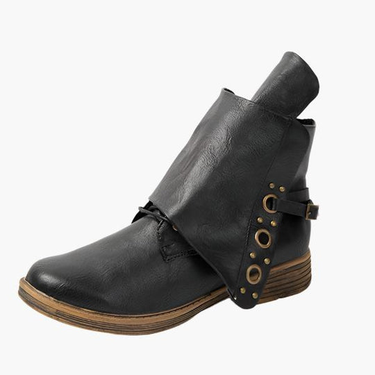 Bequeme Rutschfest Seitenreißverschluss Stiefelette