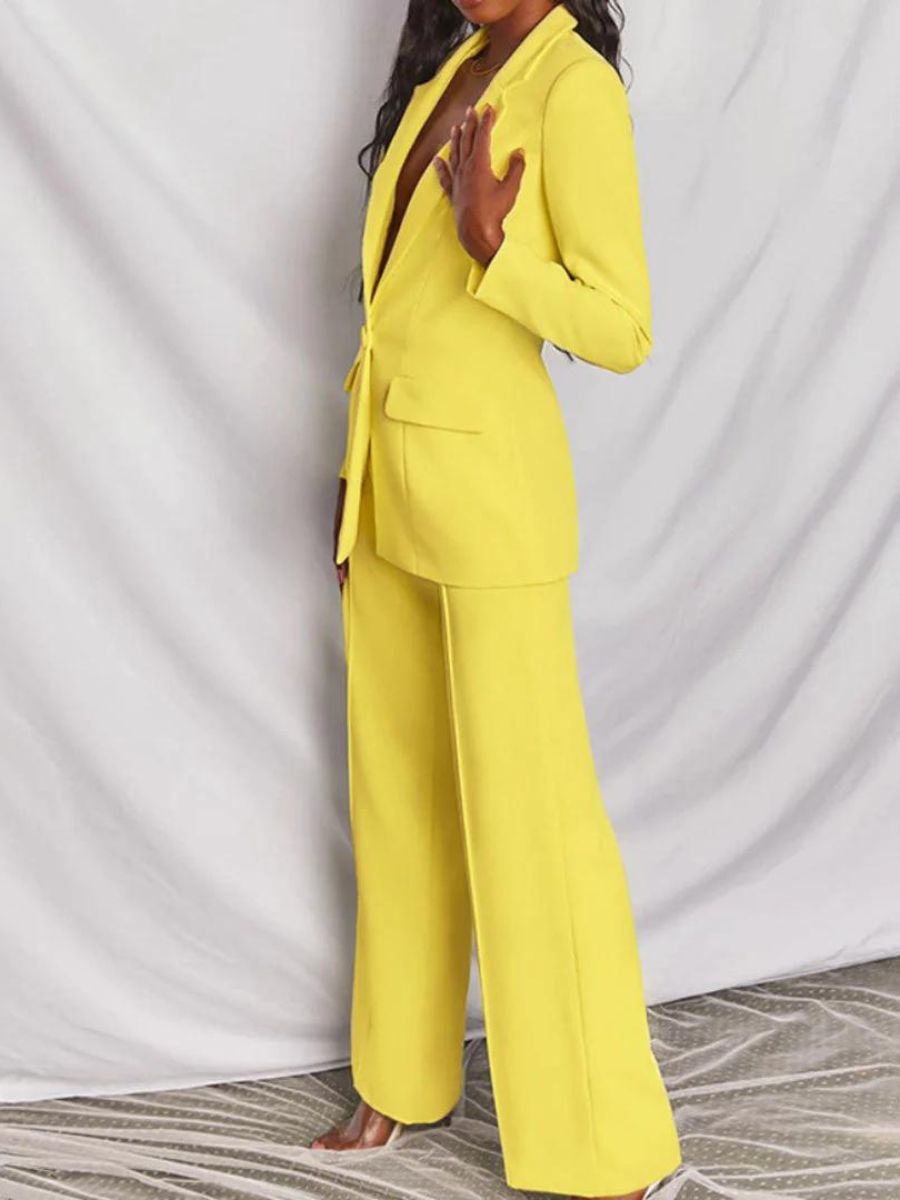 Blazer und Hose Set für Damen Business Kleidung