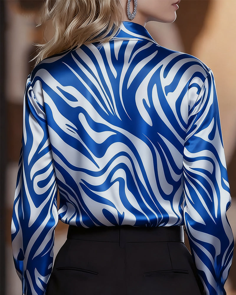 Elegantes Bedrucktes Hemd