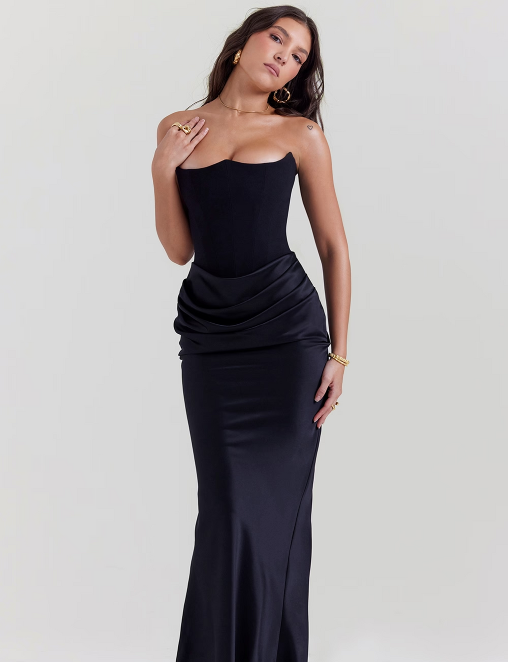 Maxi Korsett Kleid