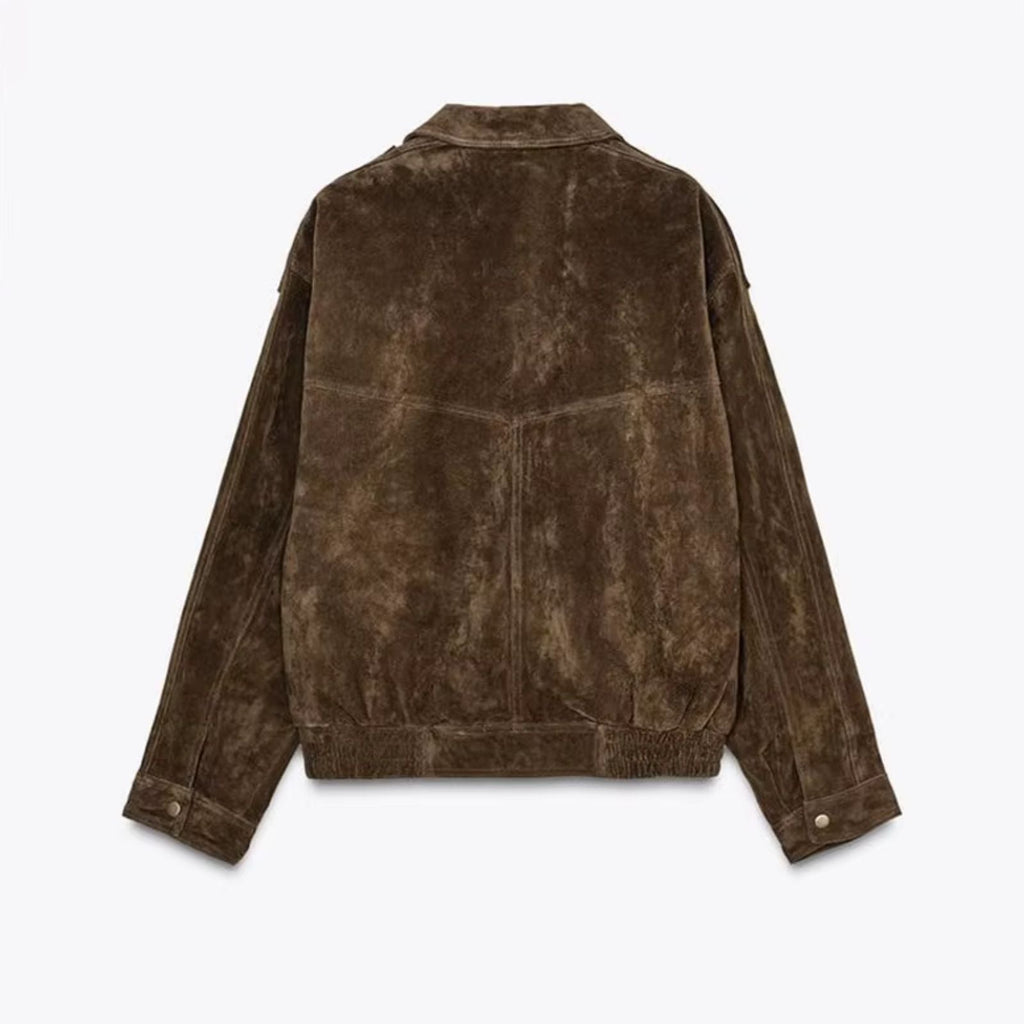 Shopnory | Übergrößen Wildlederjacke