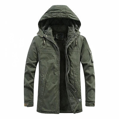 Herren Parka Fleece
