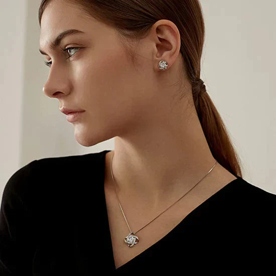 Liebesknoten-Halskette + Ohrringe | Shop Nory
