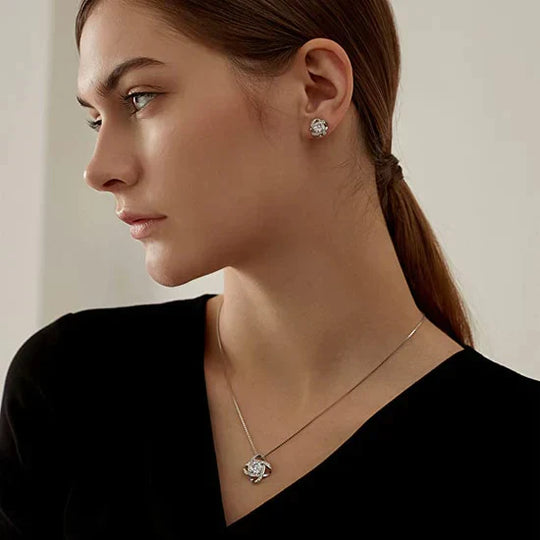 Liebesknoten-Halskette + Ohrringe | Shop Nory
