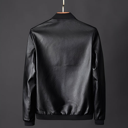 Stylische Biker-Lederjacke für Männer